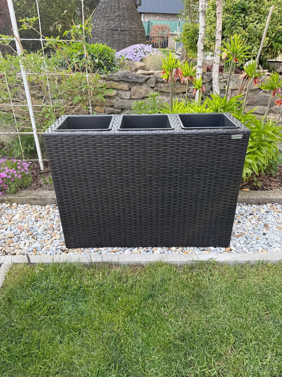 Kvetináč 83 x 30,5 x 60cm hnedý