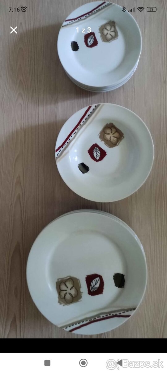 Obedovať súprava 6+6+6