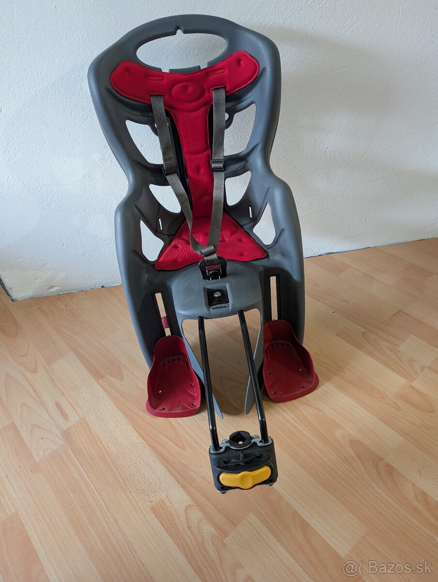 Detská zadná sedačka na bicykel