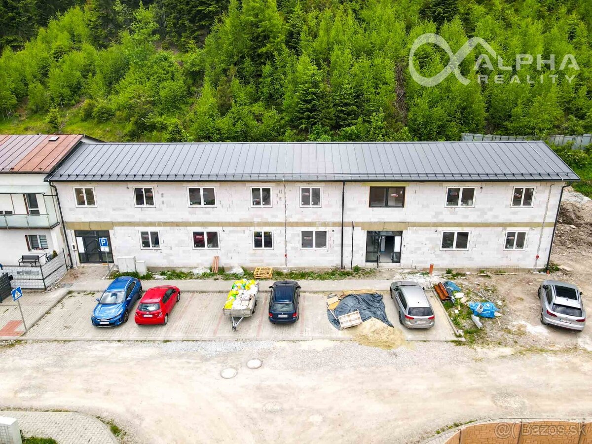 Novostavby bytov s terasou, parkovaním, Novoveská Huta