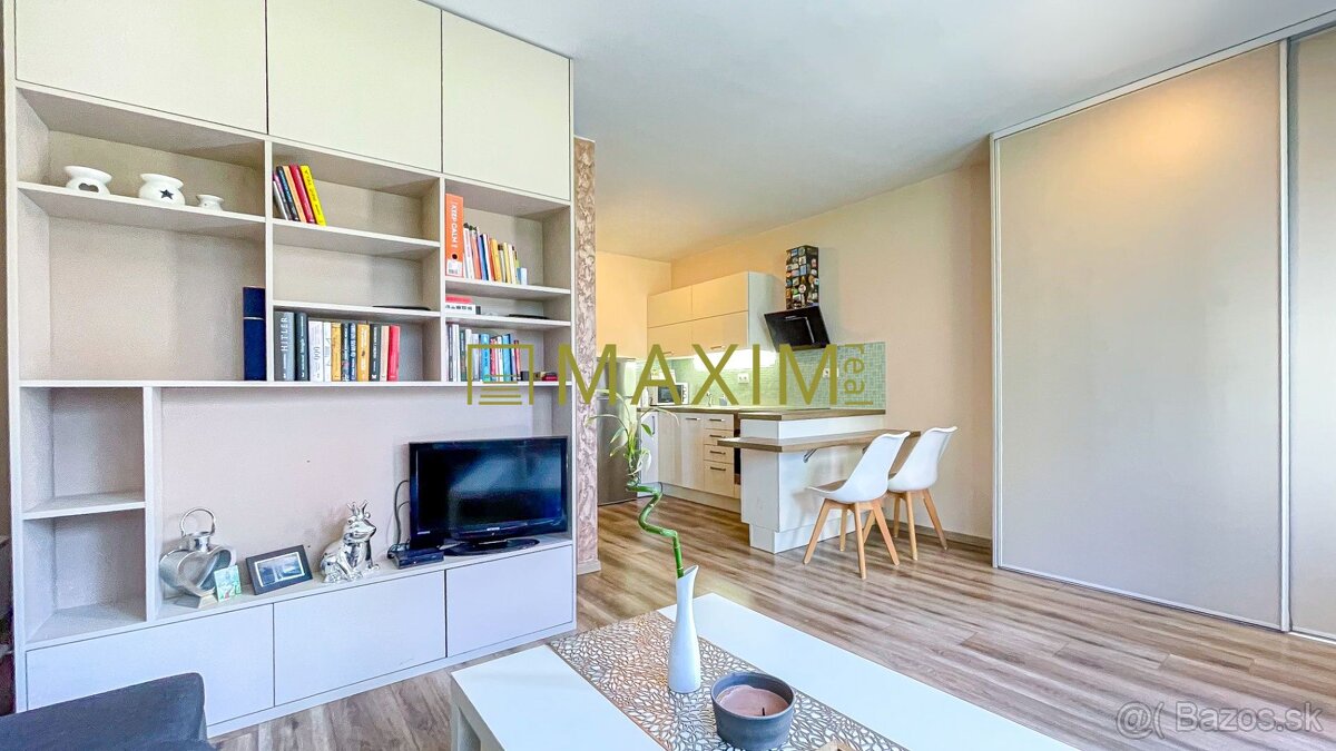 Na prenájom 1,5 izbový byt so záhradkou a parkovaním, Poduna