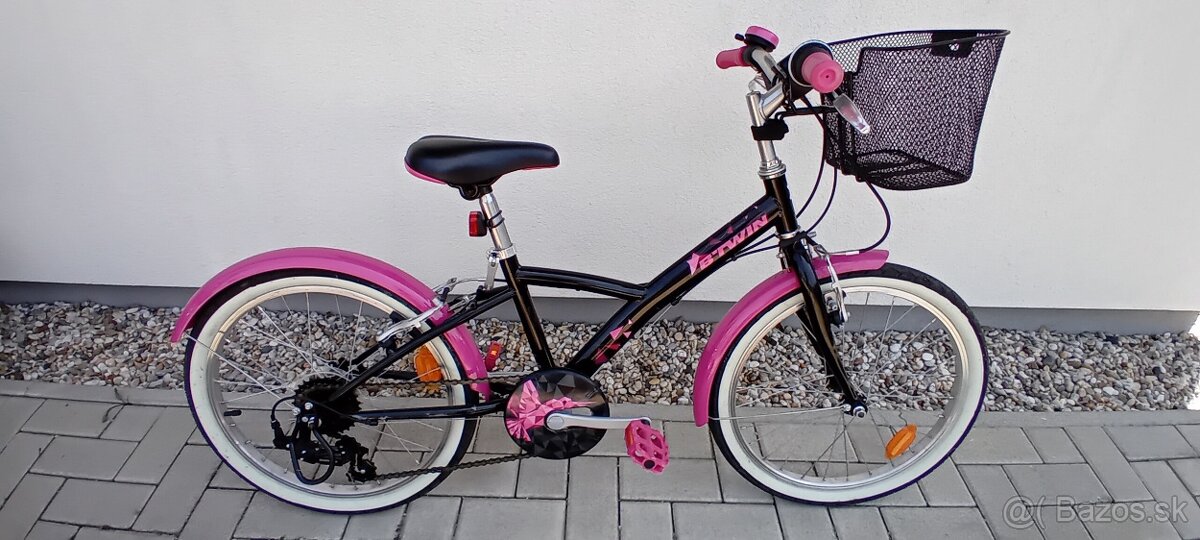 Detský dievčenský bicykel 20"