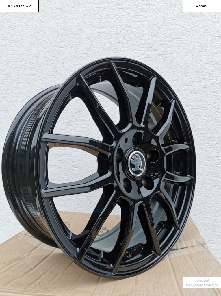 Nové Proline AX100 Škoda alu disky 7X17 ET40 5X112 1212