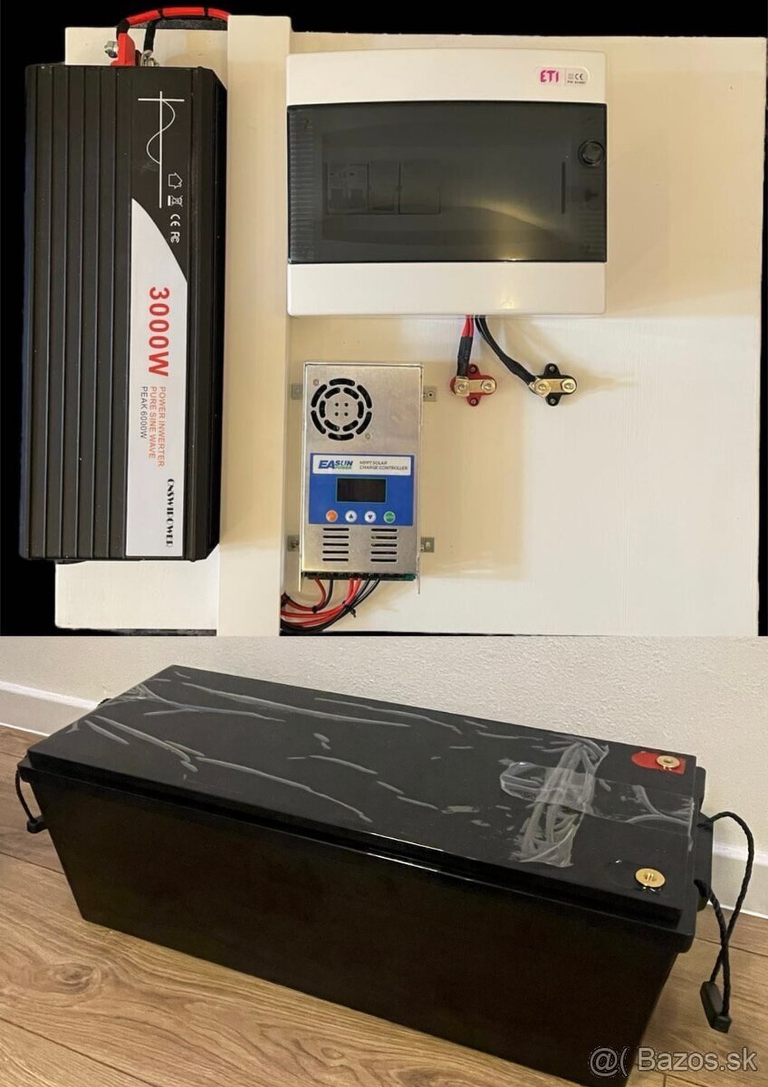 ☀️Solárny Systém na Chatu s meničom a batériou 8kWh⚡