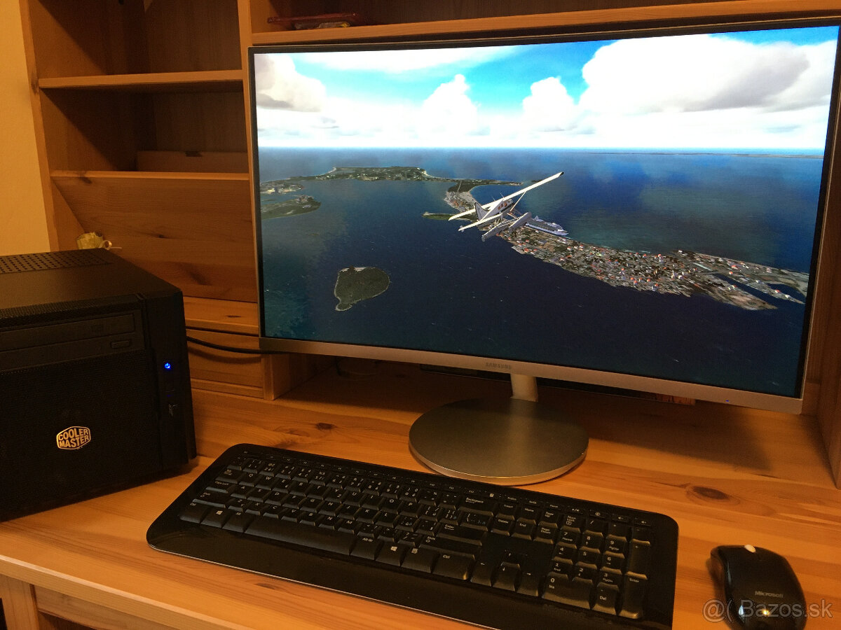 PC zostava Intel Core i7 3770 GTX1650 27"LCD monitor