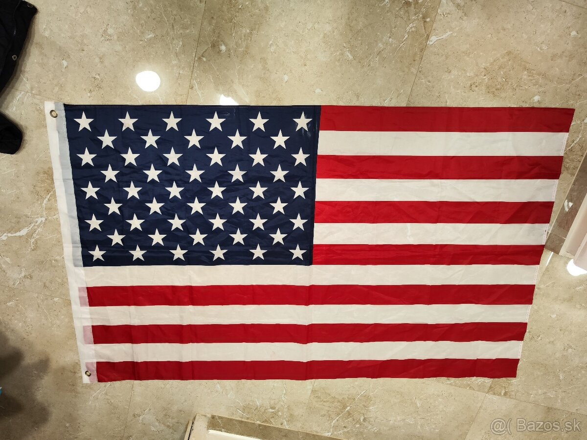 Americká zastáva, vlajka 148x91 cm