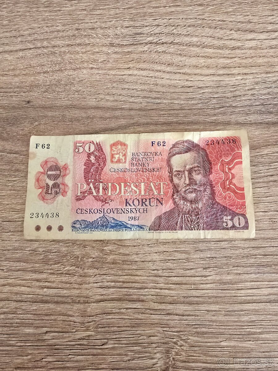 50 korún československých 1987