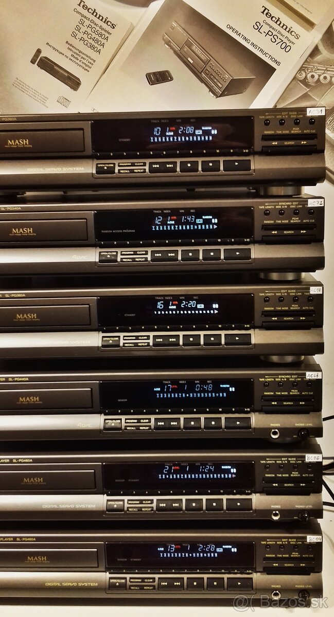 Seria CD prehravac TECHNICS moznost DO, prevodnik MASH = Cd3