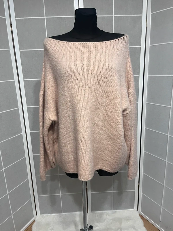 Dámsky ružový pulover