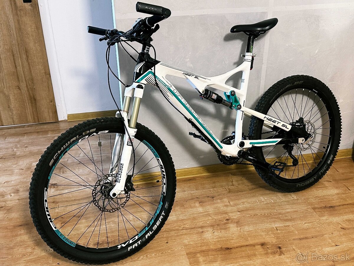 Predám karbónovy celoodpružený bicykel HaiBike