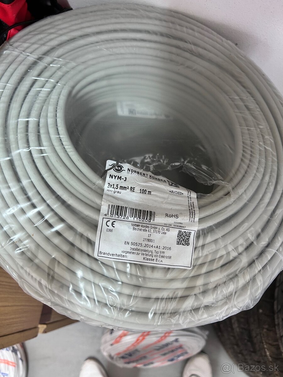 Káble nym-j 3x1,5