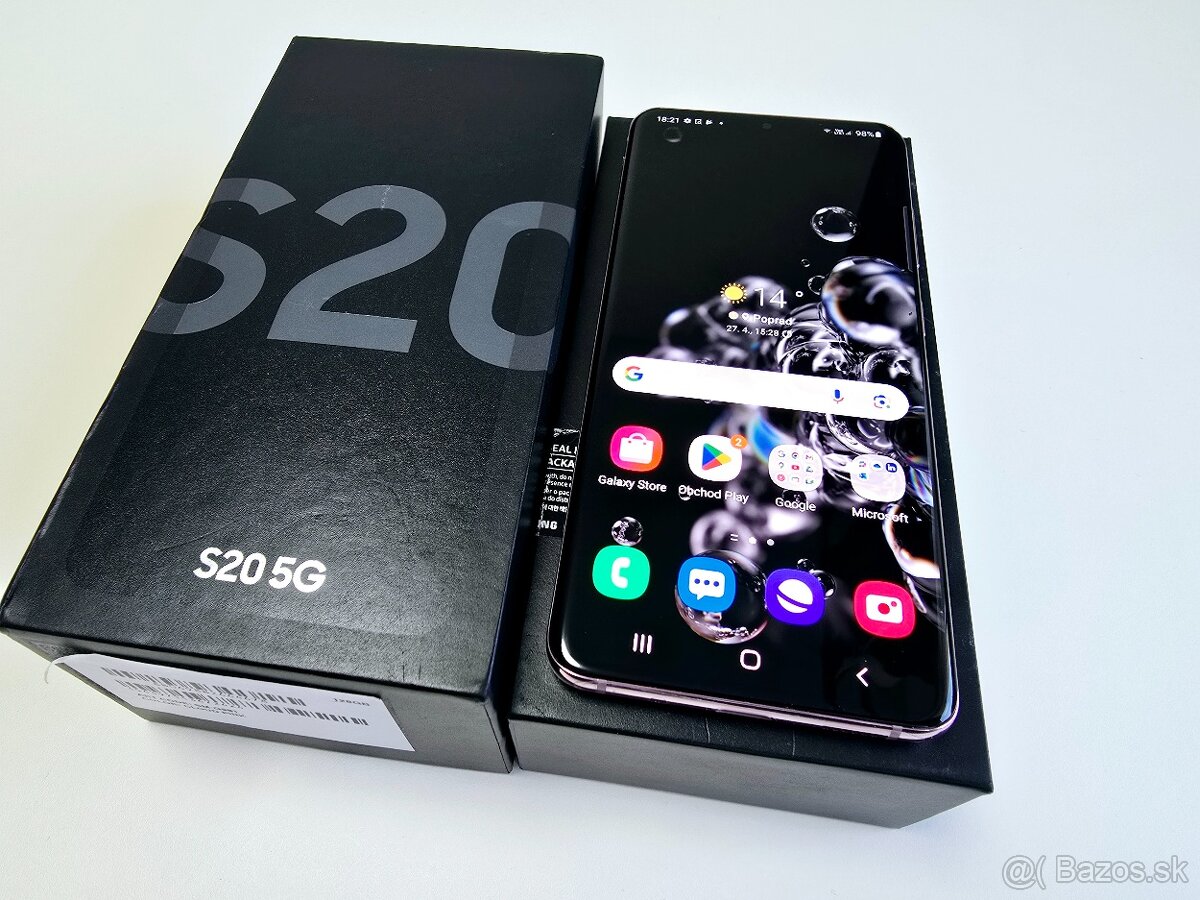 SAMSUNG GALAXY S20 5G 12GB/128GB PINK TOP STAV