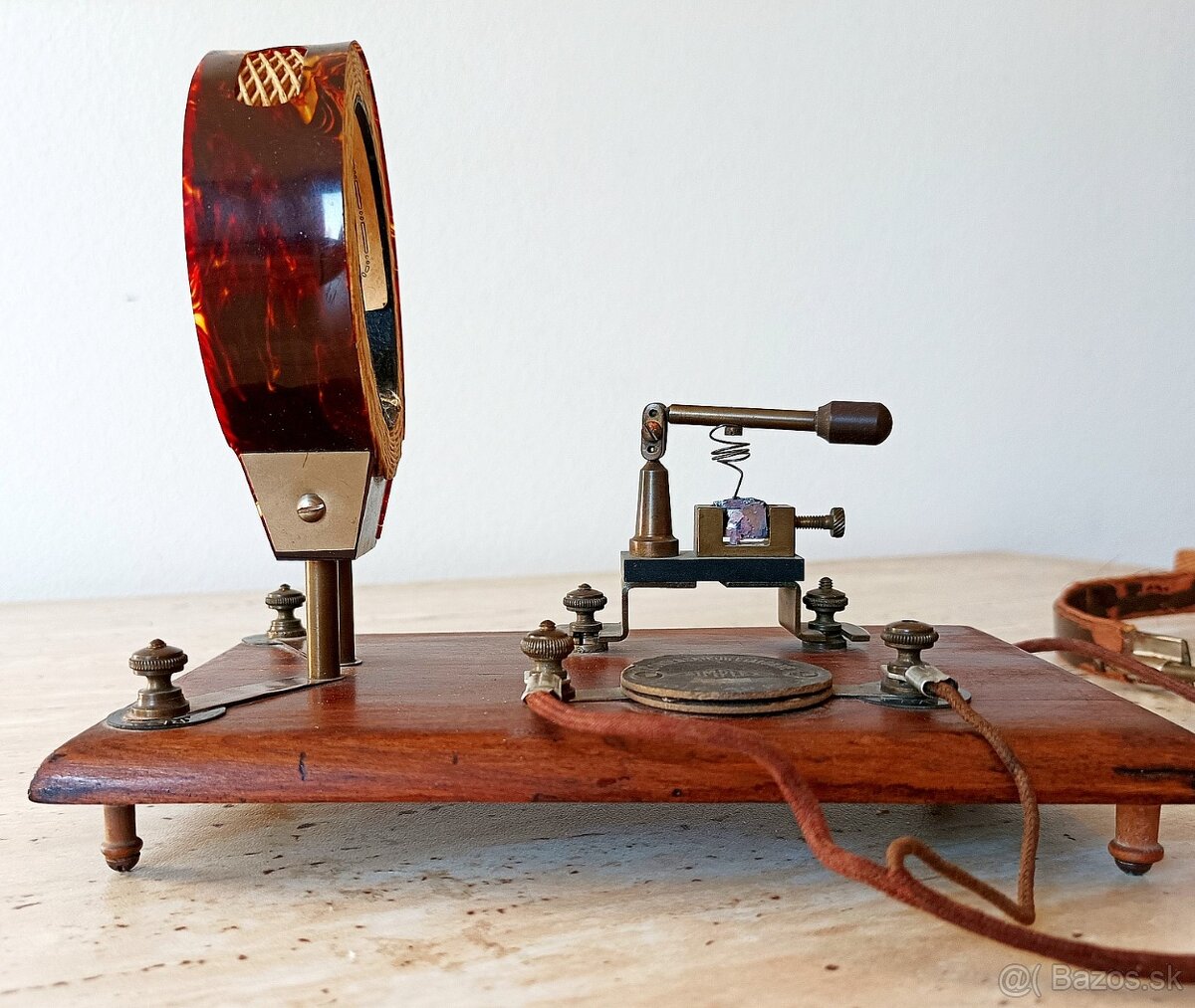 Starožitná krystalka, radiopřijímač z roku 1922, top stav
