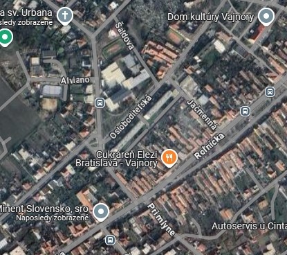 Hľadám garáž na motorku – Vajnory (Osloboditeľská a okolie)