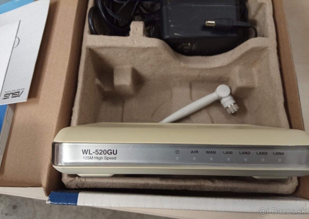 WiFi router ASUS WL-520GU printserver