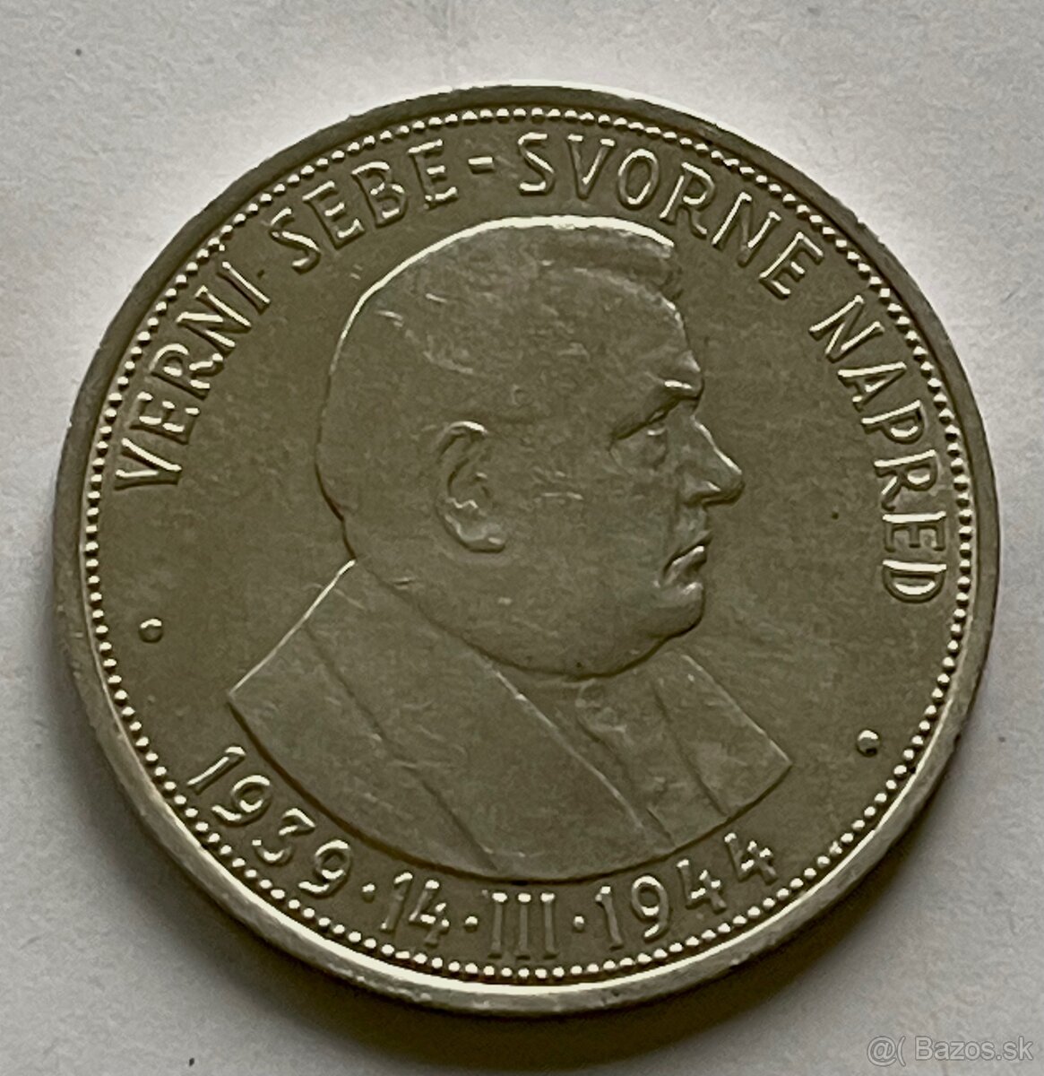 Slovenská Republika 50 korún TISO 1944 Ag