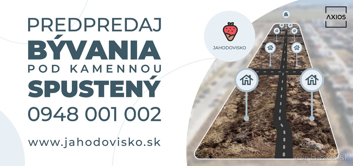 POZEMKY - PROJEKT JAHODOVISKO - Nové Mesto nad Váhom
