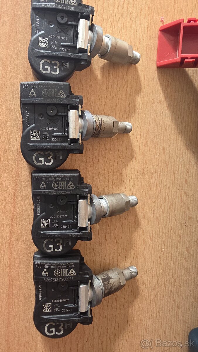Snímače tlaku TPMS