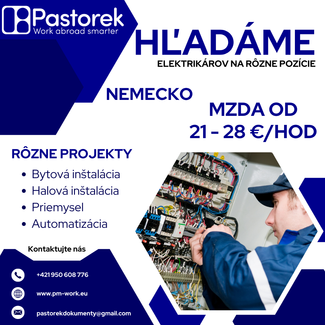 ELEKTRIKÁR SZČO – NEMECKO A EÚ