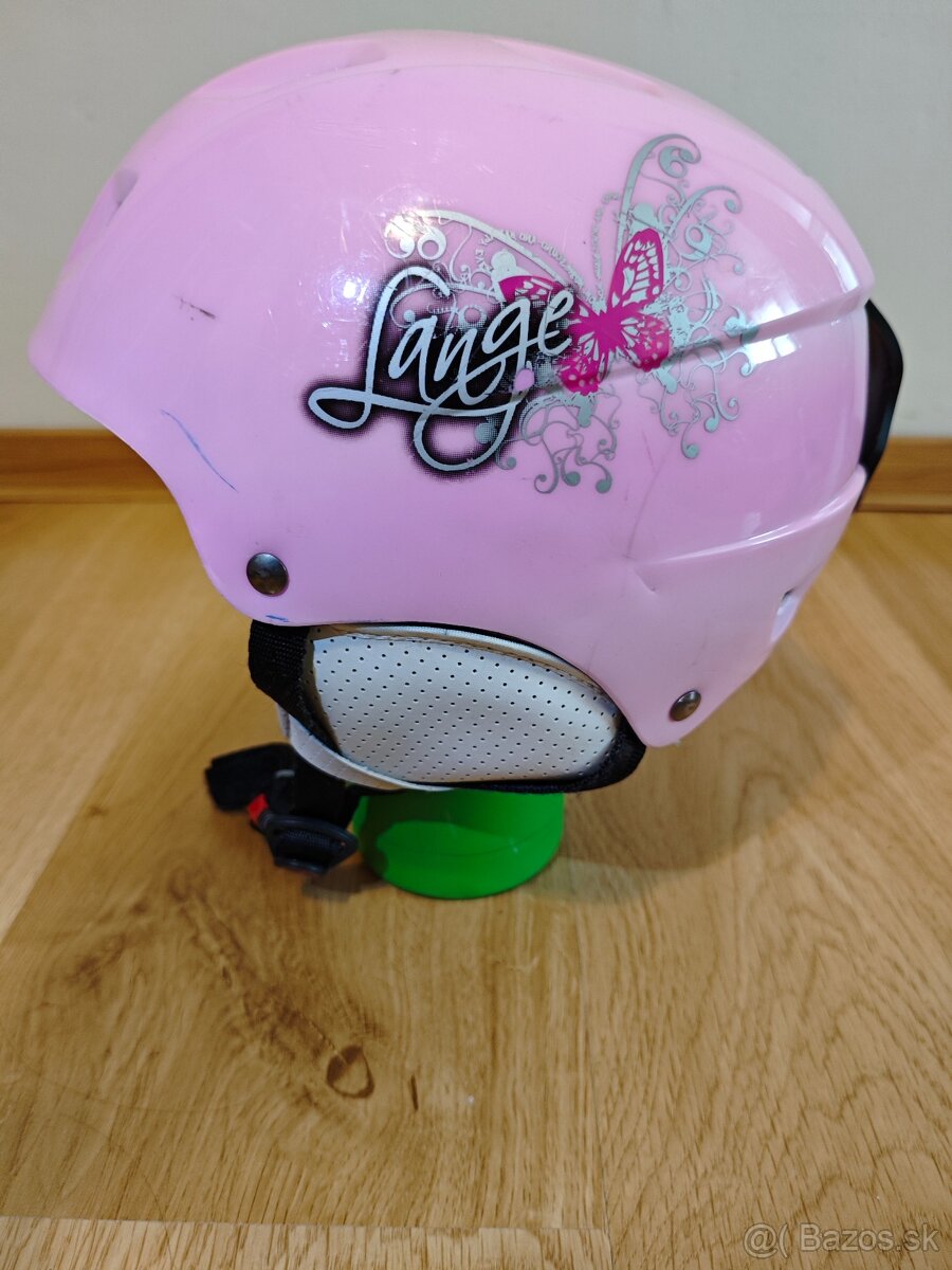 Detská lyžiarska prilba Lange, 48-52cm, ružová