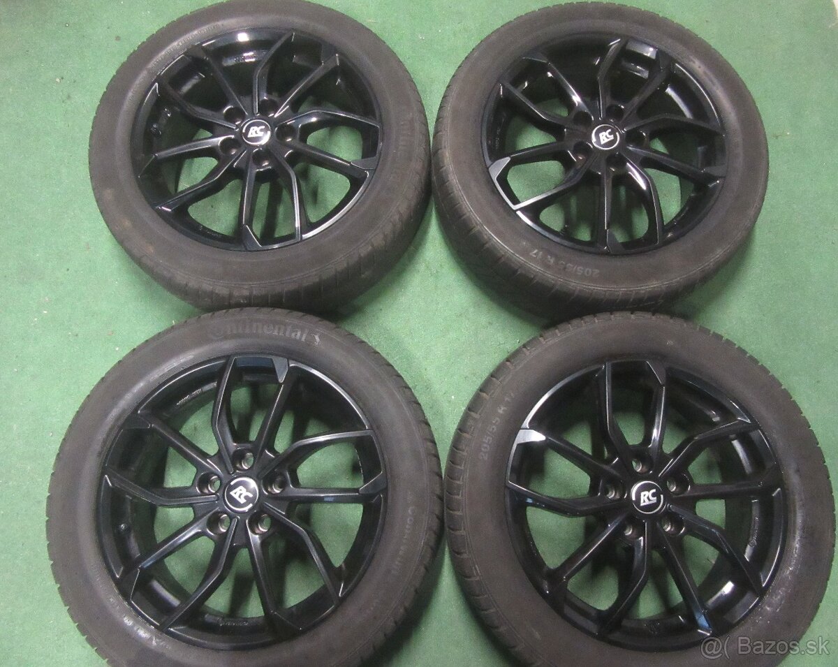 R17 Zimná sada Brock rozteč 5x112 205/55R17 conti