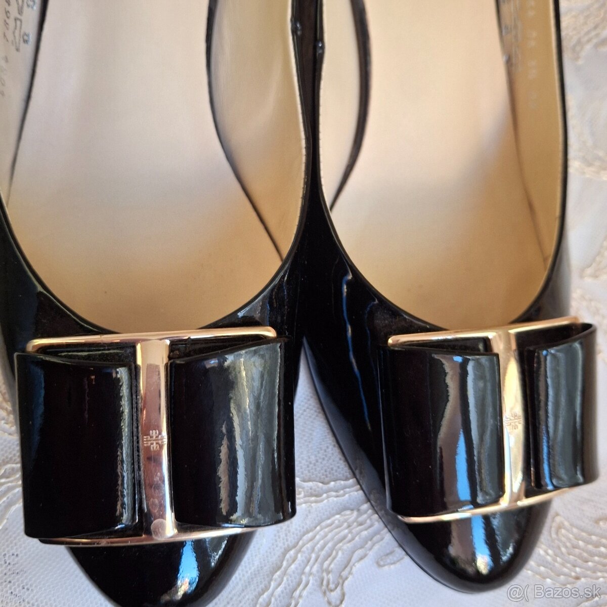 kožene lakové lodičky Ĥögl, č. 5,5