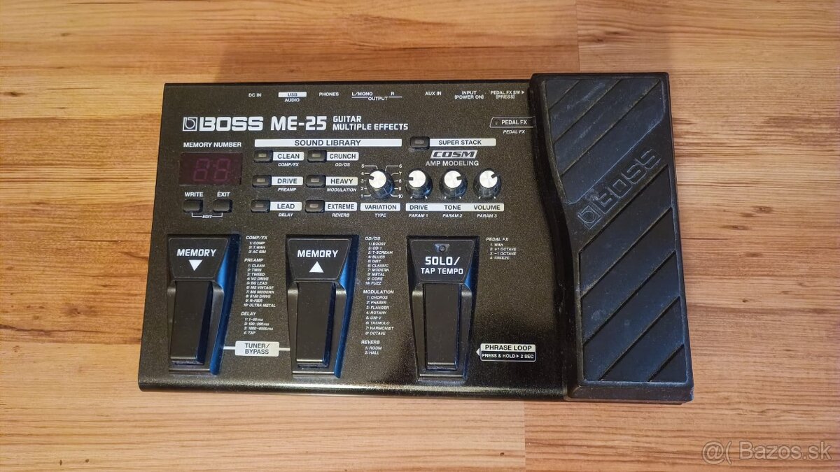 Boss ME-25 – gitarový multiefekt