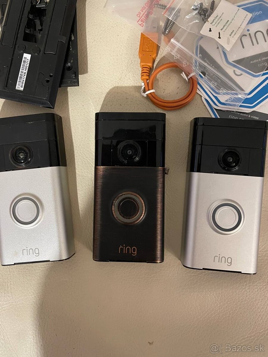 Ring Video Doorbell (3 ks) inteligentné videozvončeky