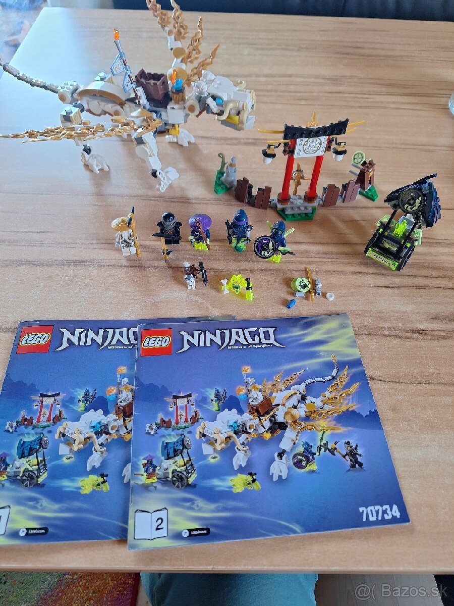 Lego Ninjago 70734 biely drak