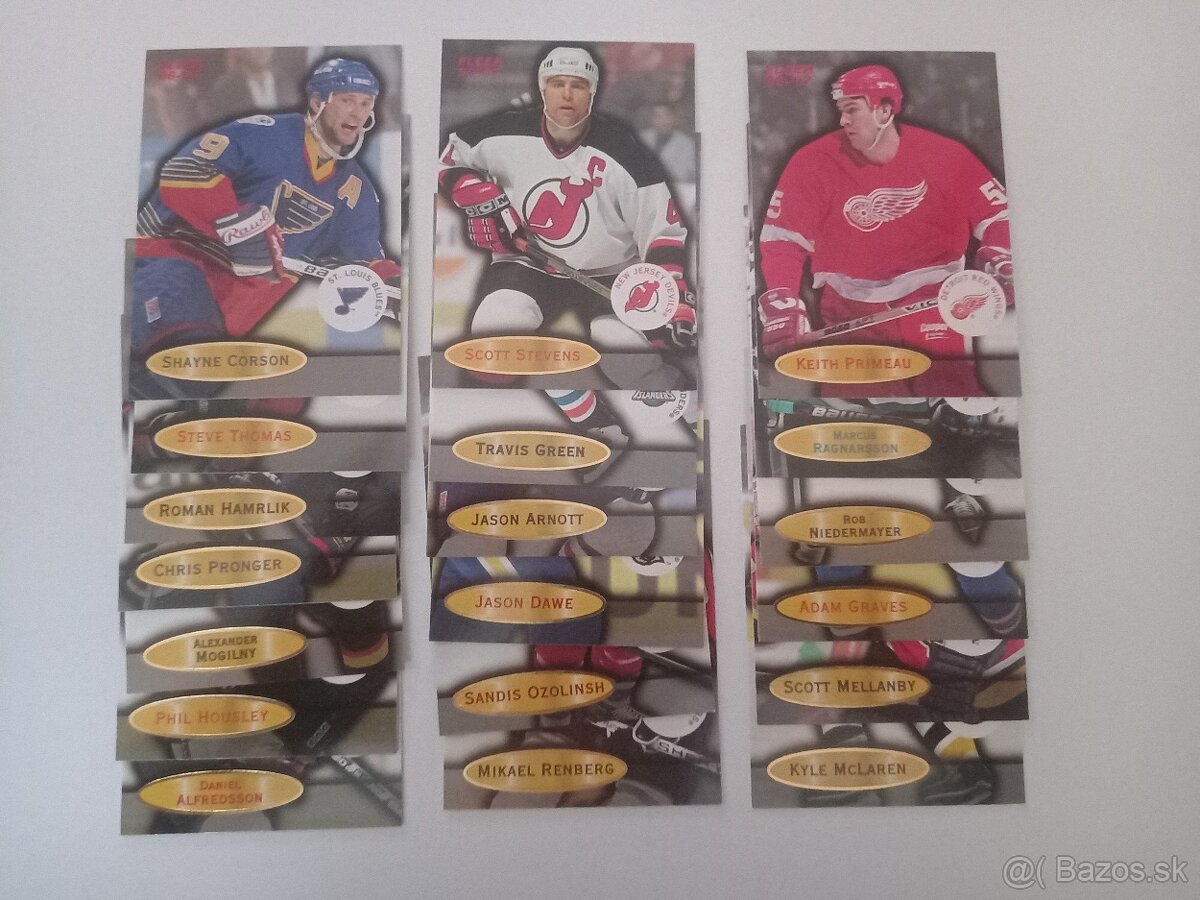 Hokejove karty,karticky - mix 123 ks