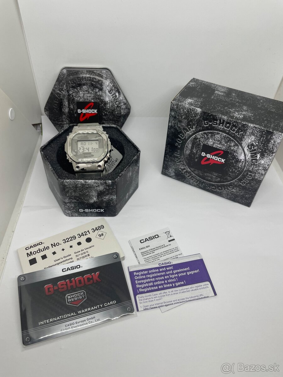 Casio G-Shock GM-5600SCM-1ER Skeleton Camouflage Series