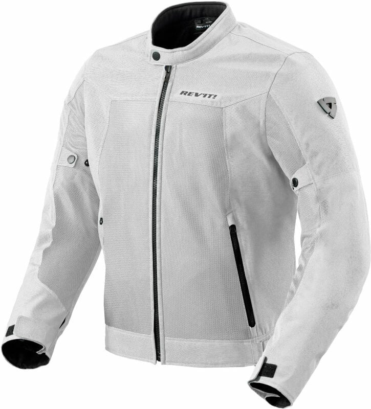 Bunda na motocykel Revit Eclipse 2 strieborná v.56