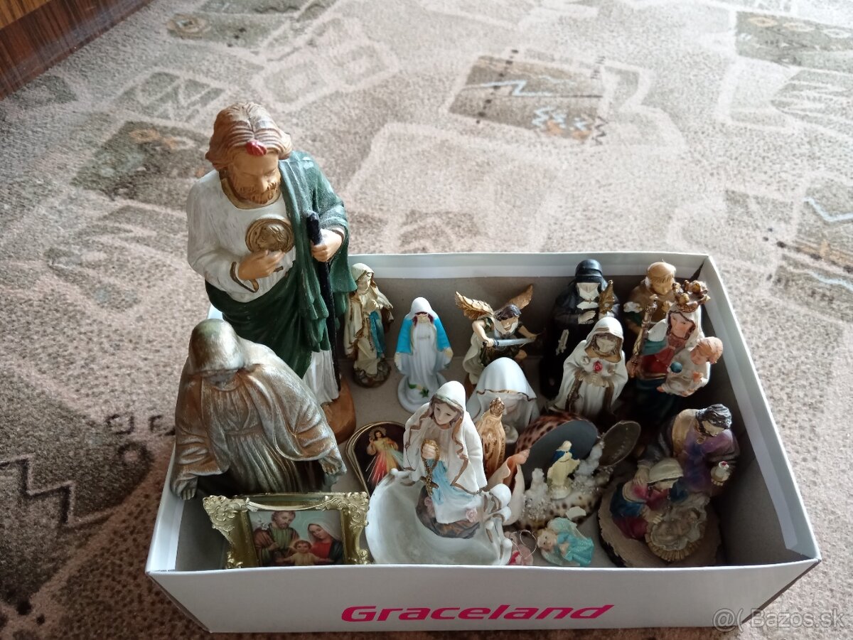 Keramika, sochy, svätých, starožitnosti