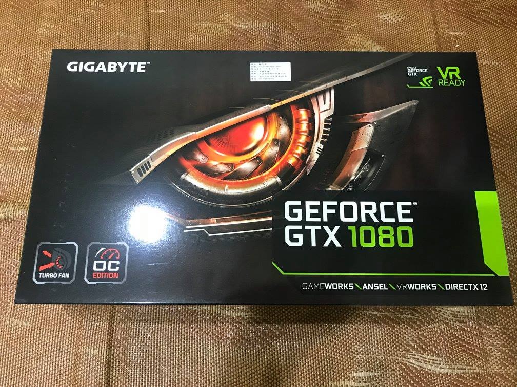 Gigabyte GTX 1080 8GB GDDR5X Turbo OC