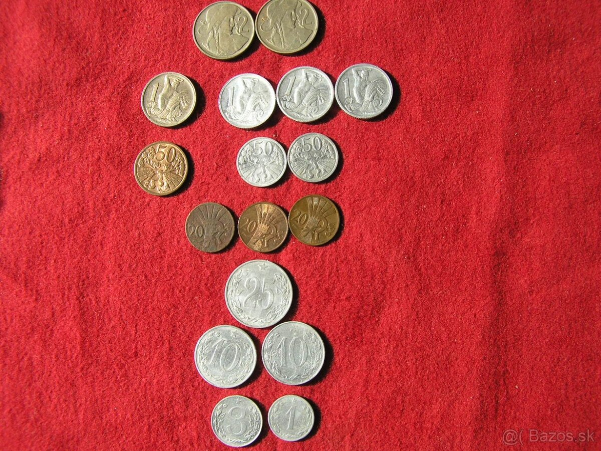 ČESKOSLOVENSKÉ MINCE :1946-1954