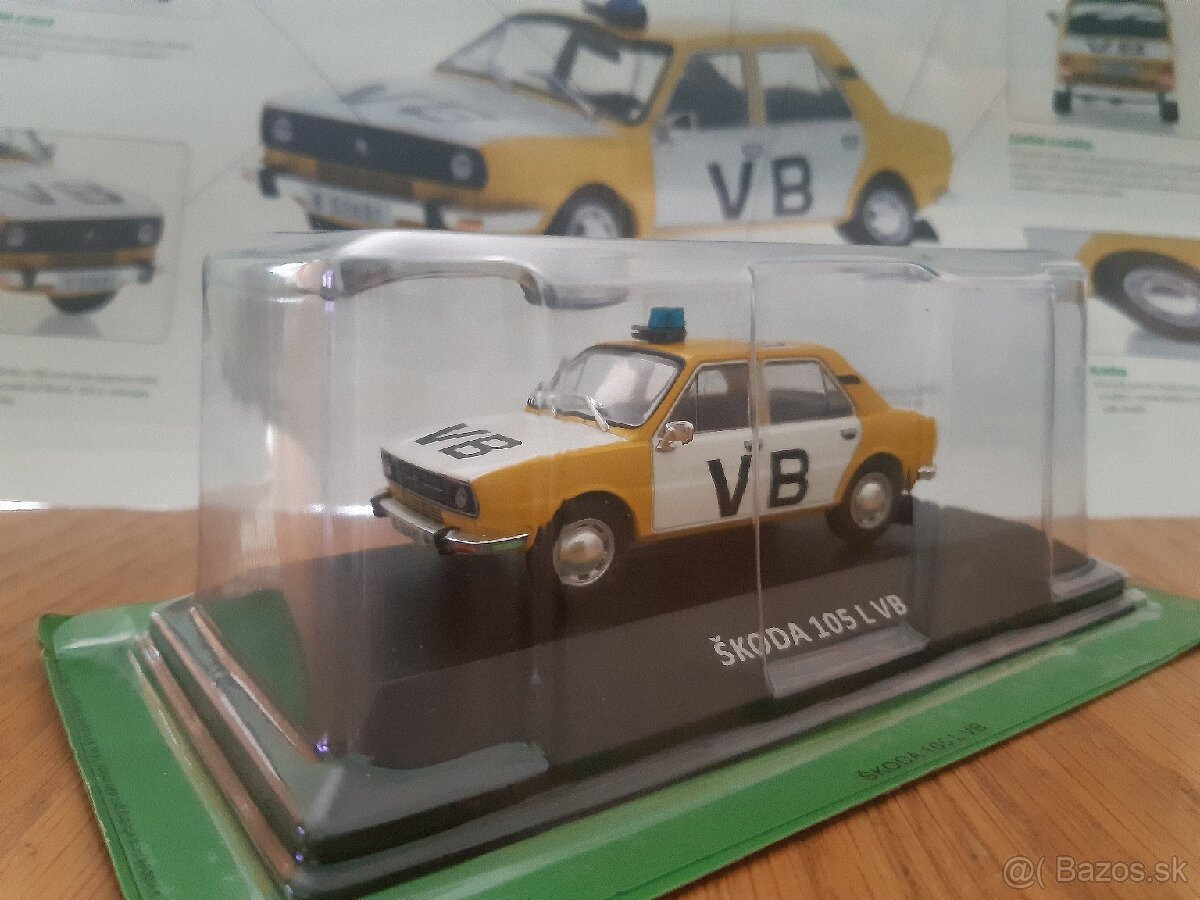 Škoda 105 L Verejná Bezpečnosť 1:43 DeAGOSTINI