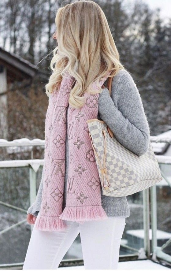 Louis Vuitton teplý šál alebo kašmírová šatka