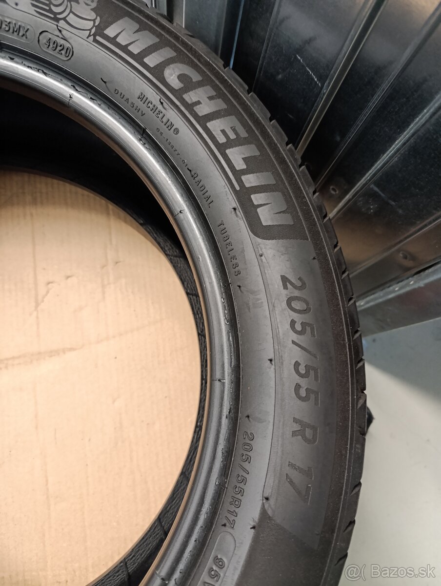 Predám letné pneumatiky MICHELIN 205/55/17 95V