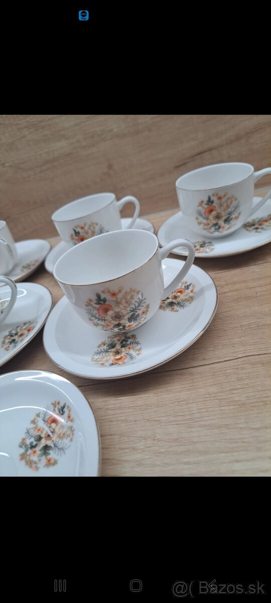 Šalky na kávu retro