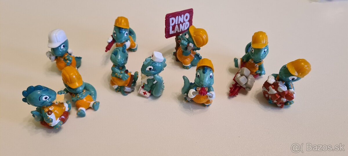 Kinder figúrky - dráčikovia na stavbe