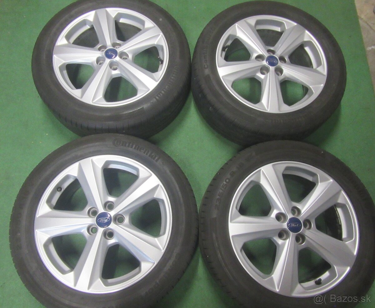 R18 Letná sada FORD rozteč 5x108 235/50R18 CONTI