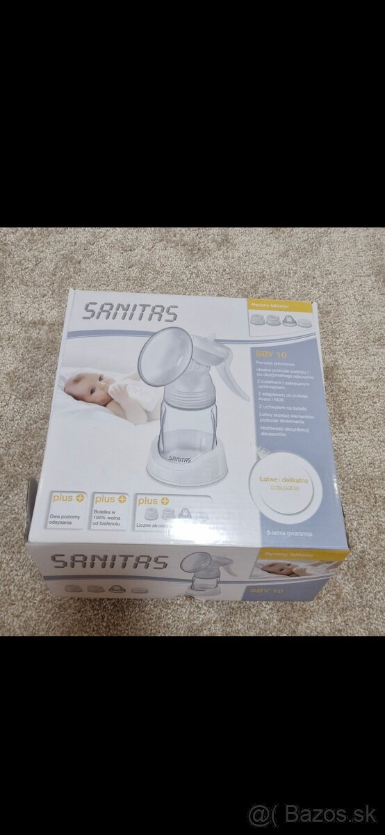 Predám manuálnu odsávačku zn Sanitas