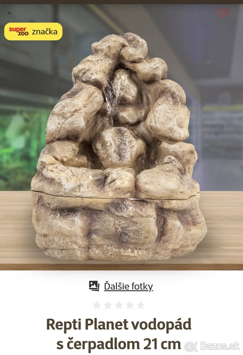 Repti planet vodopad