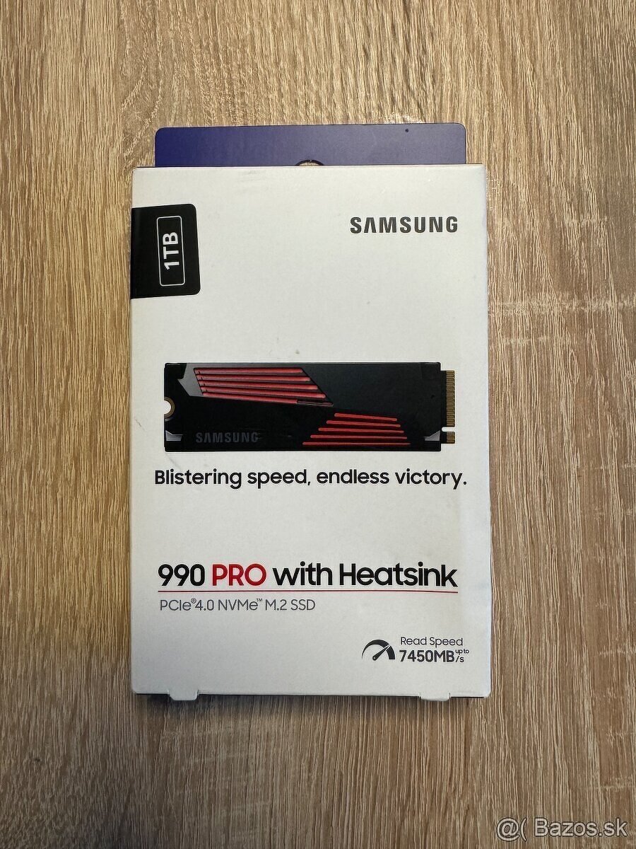 Predam SSD HDD Samsung 990 PRO 1TB with heatsink PCIe 4.0 NV