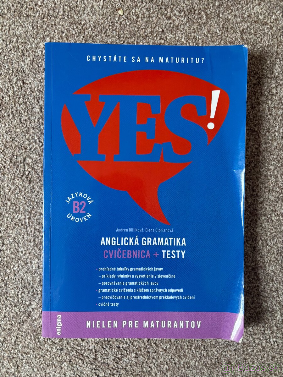 YES Anglická gramatika cvičebnica + testy