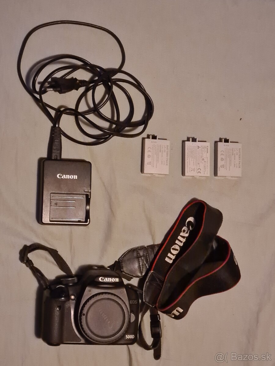 Predám Canon 500D s nefunkčnou uzávierkou