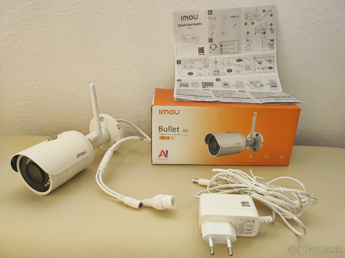 Wifi Imou vonkajšia kamera a router IMOU