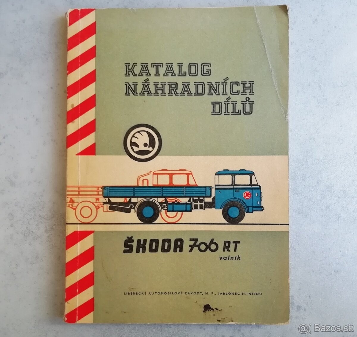 Škoda 706 RT valník - katalog ND 1965