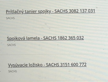 Predam novu komplet spojkovu sadu Sachs na Mercedes