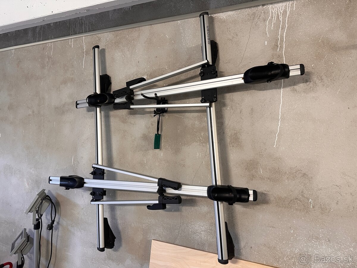 Strešný nosič + 2x držiak bicykla